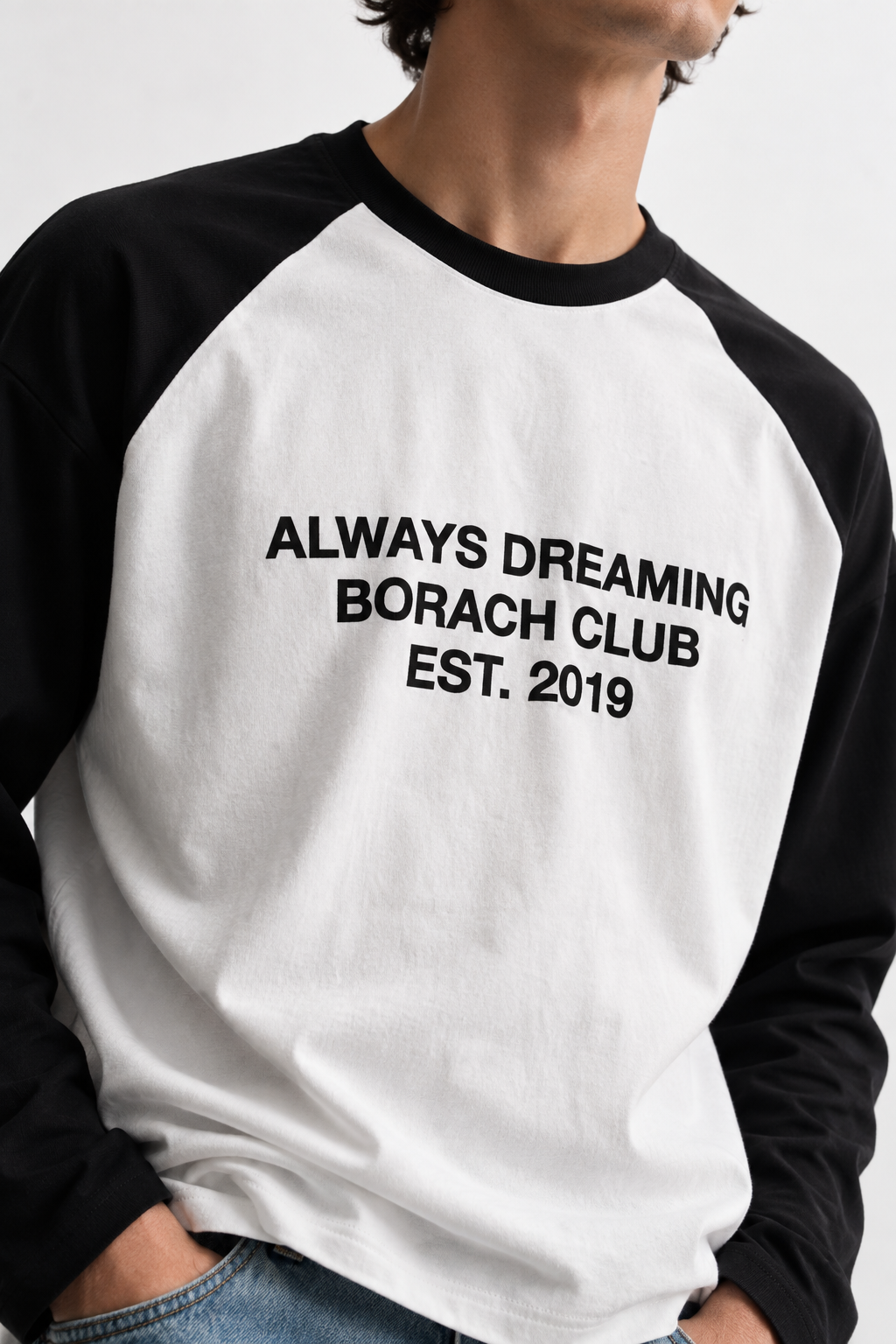 Black Dreaming Baseball Tee