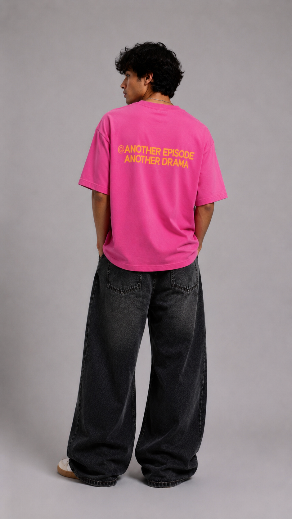 ⁠Podcast Pink Oversized Tshirt