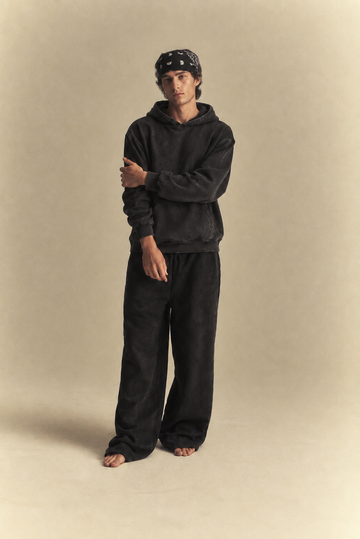 Charcoal Washed Hoodie