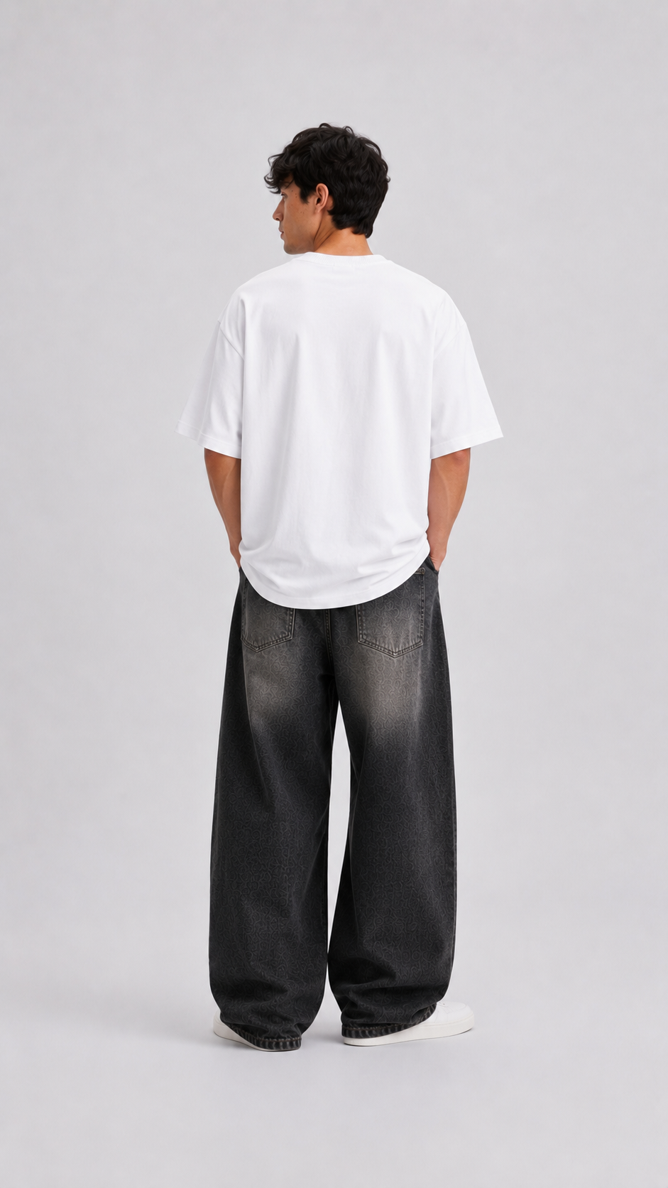 ⁠Therapist White Oversized Tshirt
