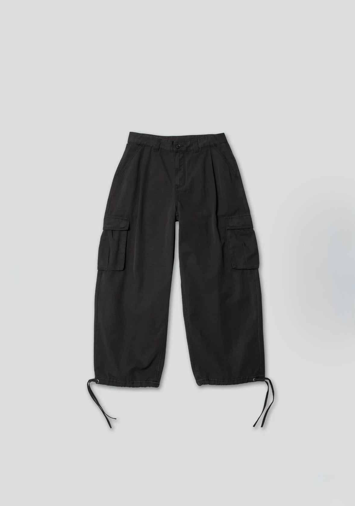 Vintage Black Ripstop Cargo