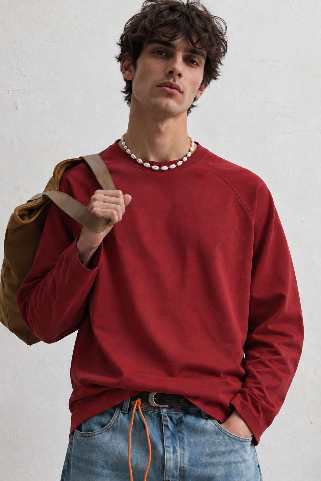 Raglan Sweatshirt - Red