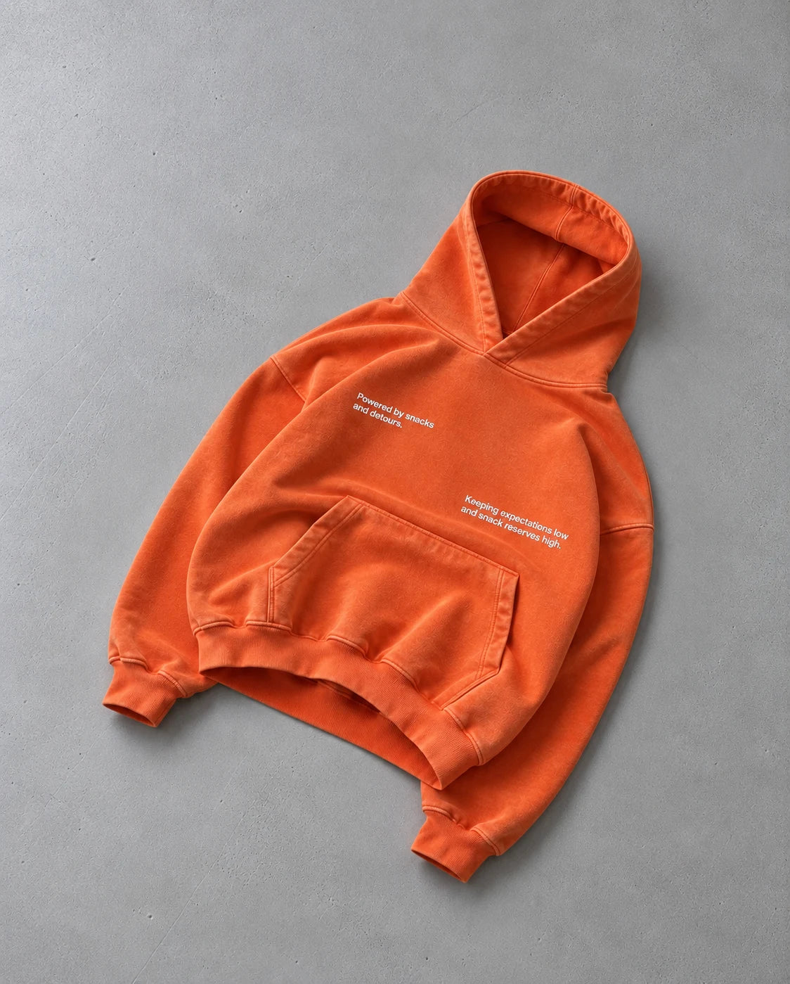 Printed Washed Hoodies