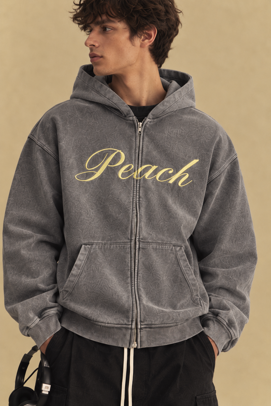 Legacy Washed Zipper Hoodie