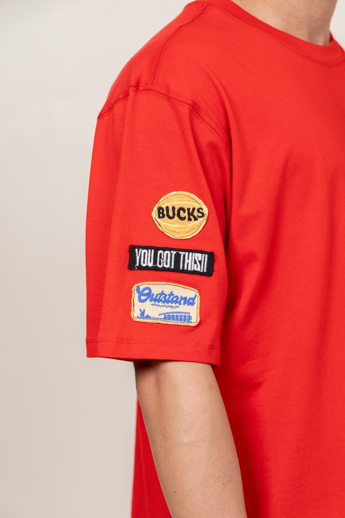 Founder’s Tee Embroided Tshirt (Red)