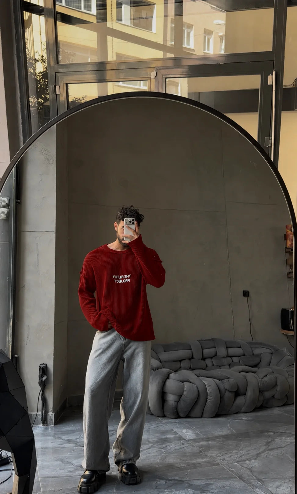 Ribbed Sweatshirt