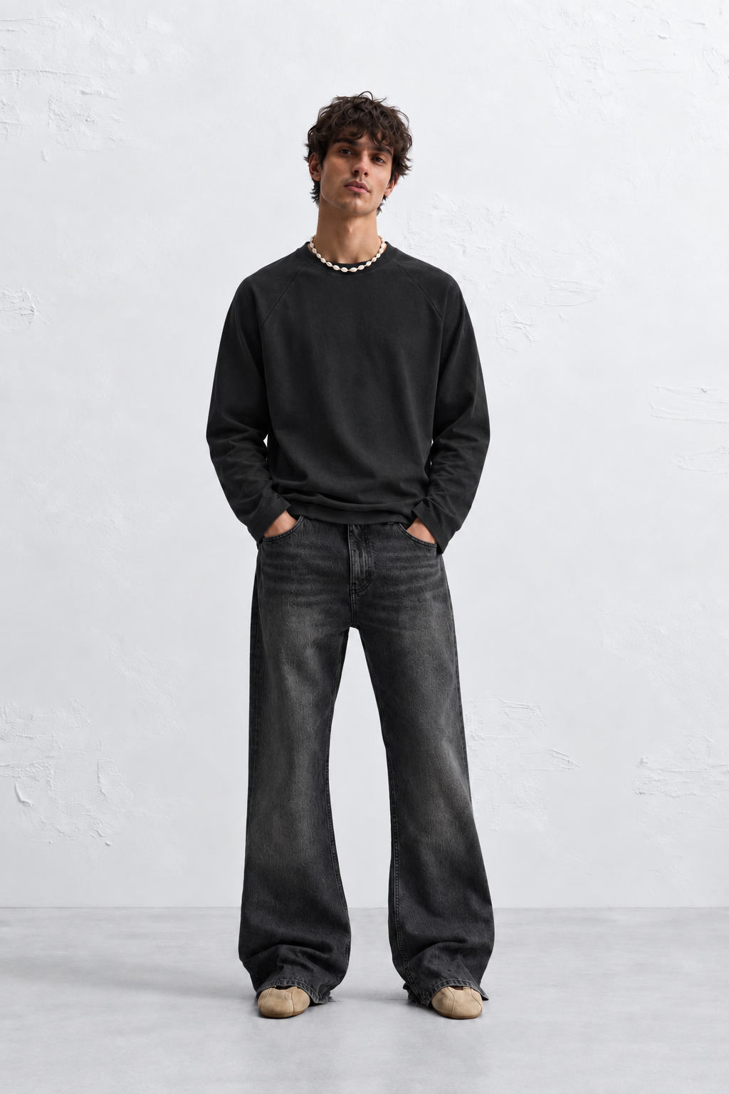 Raglan Sweatshirt - Charcoal