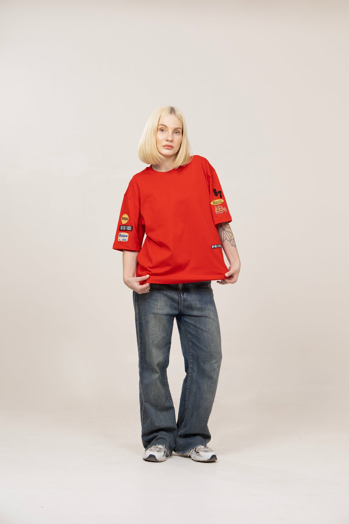 Founder’s Tee Embroided Tshirt (Red)