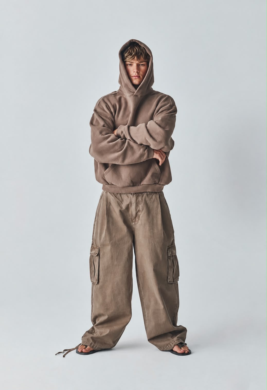 Vintage Brown Ripstop Cargo