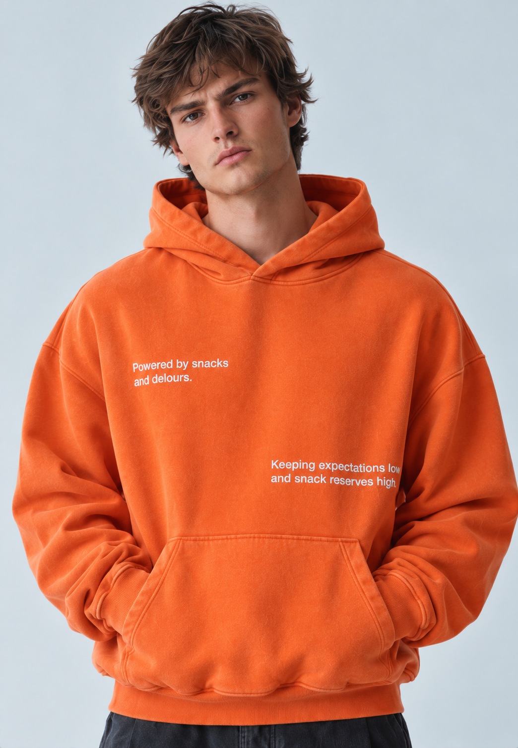 Printed Washed Hoodies