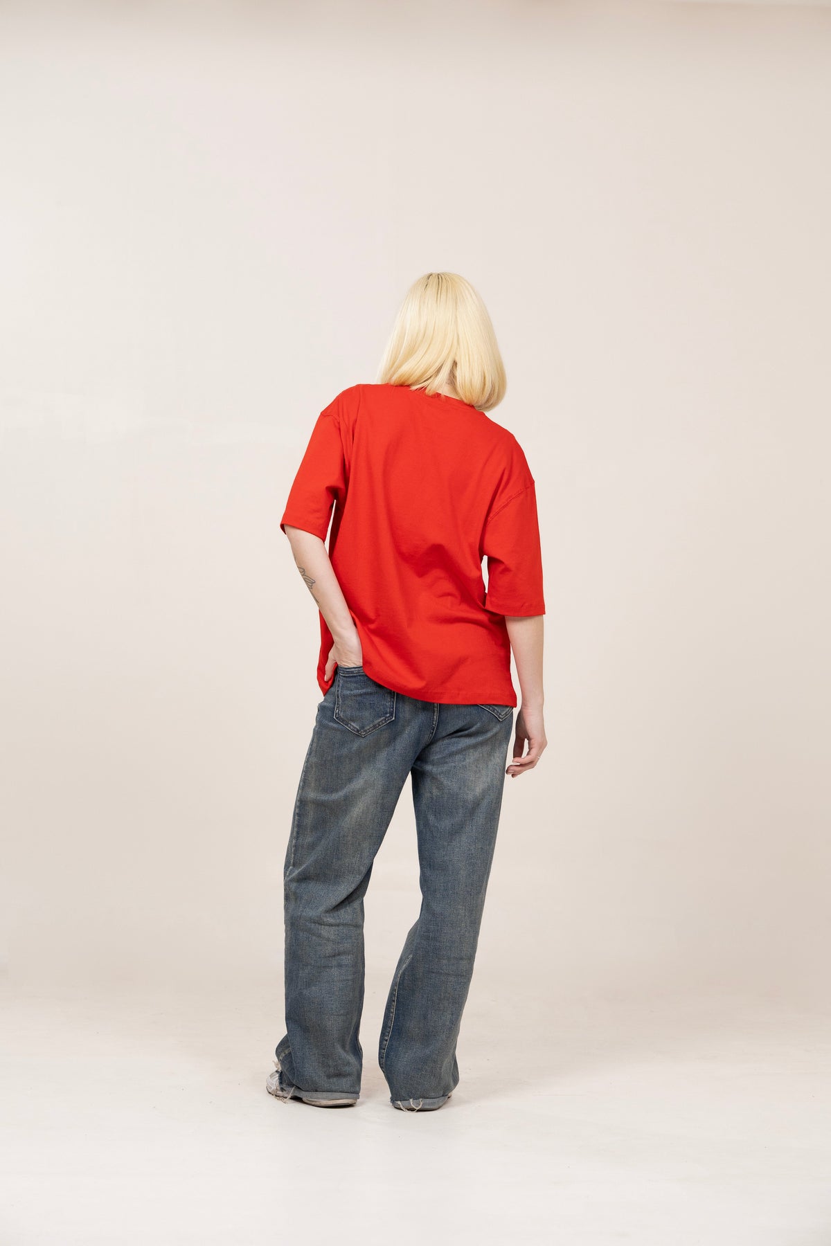 Founder’s Tee Embroided Tshirt (Red)