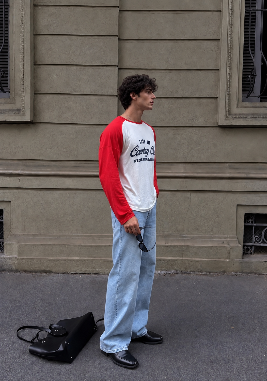 Red Country Club Baseball Tee