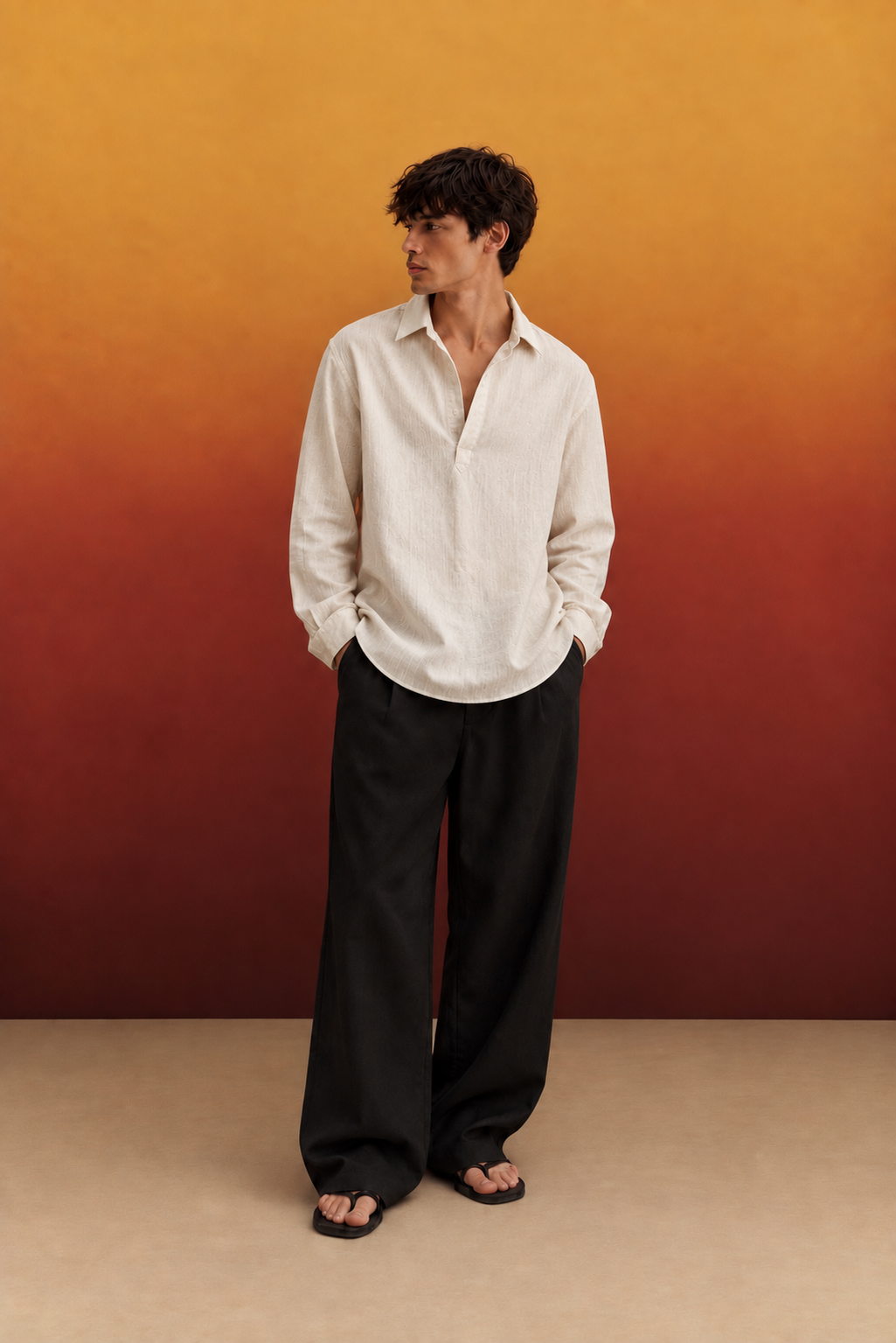Linen Kurta Shirt