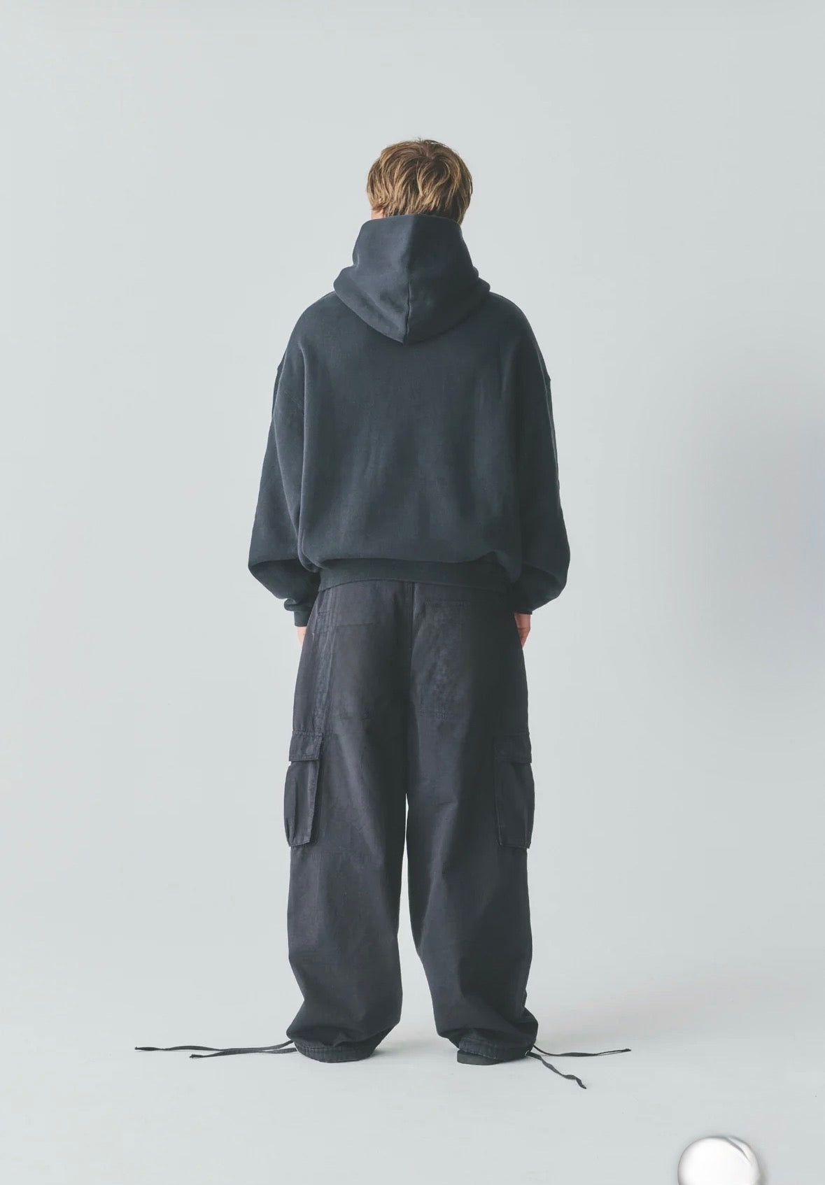Vintage Black Ripstop Cargo