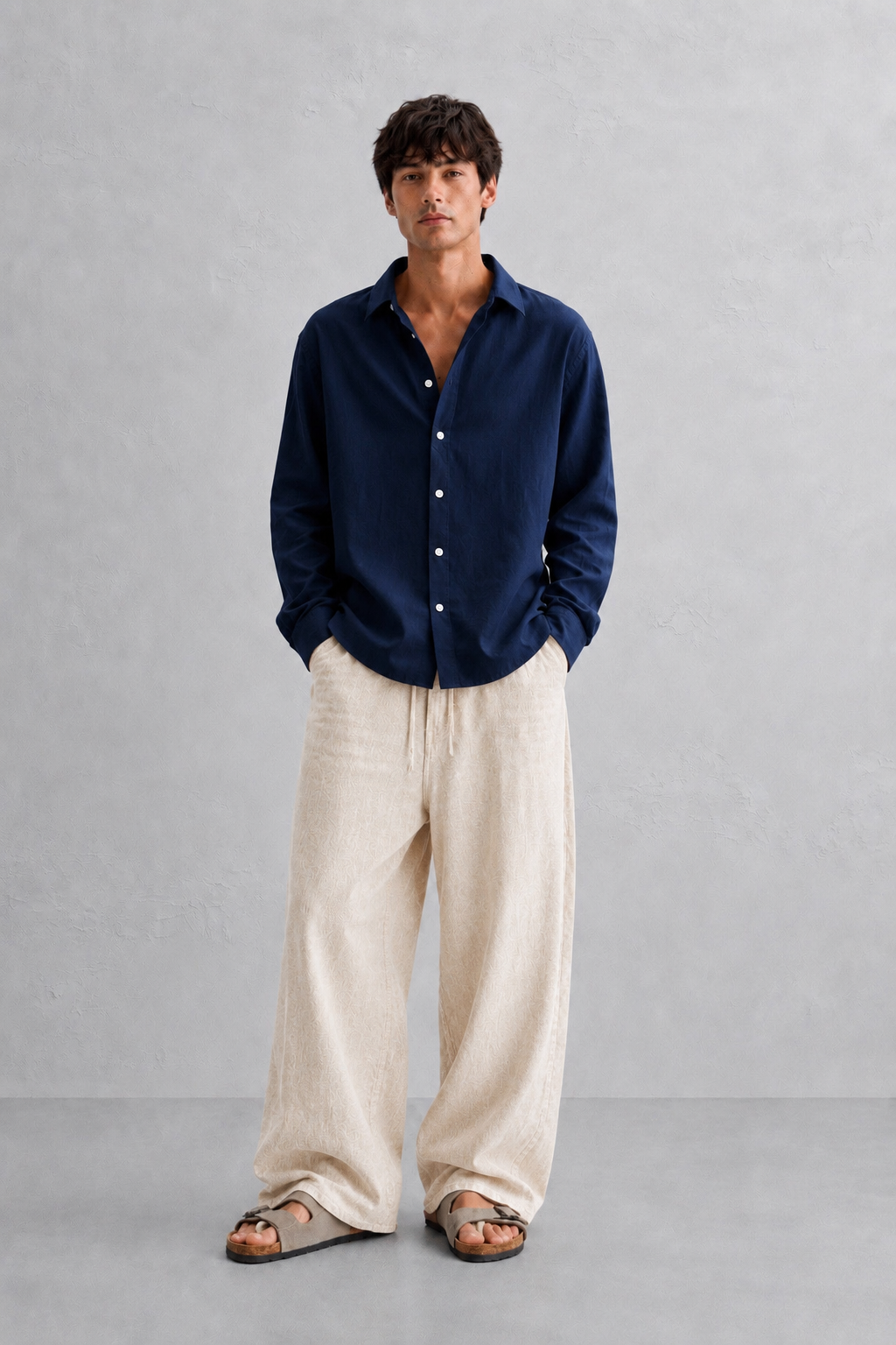Blue Linen Shirt