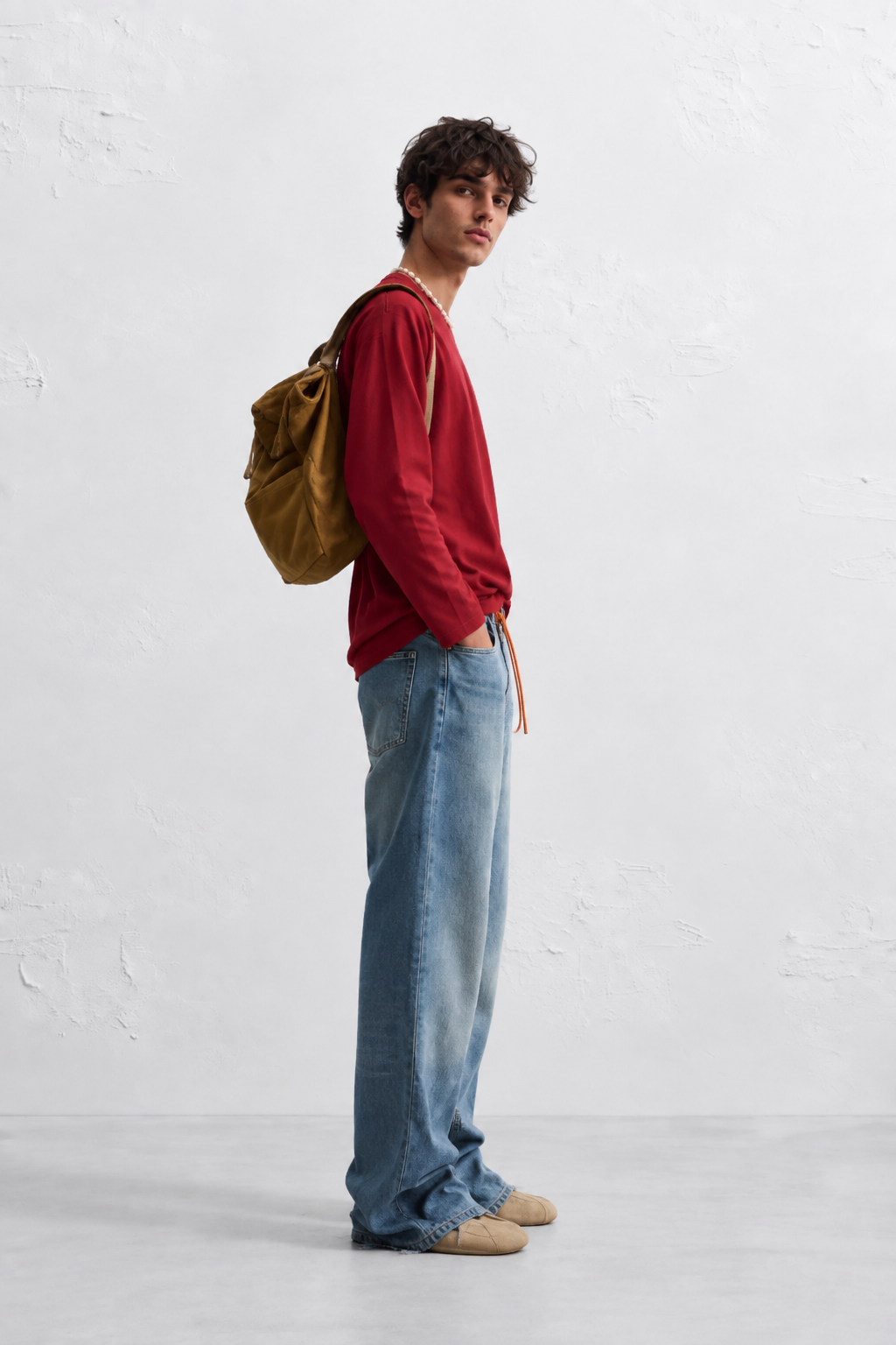 Raglan Sweatshirt - Red