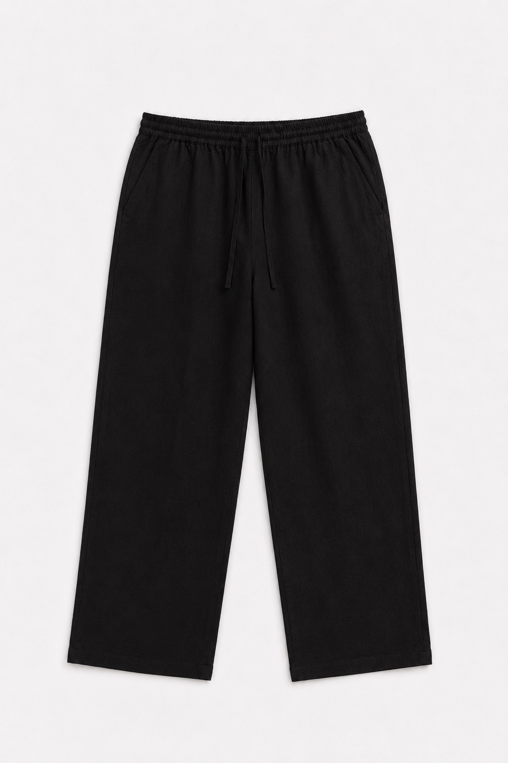 Black Linen Trouser