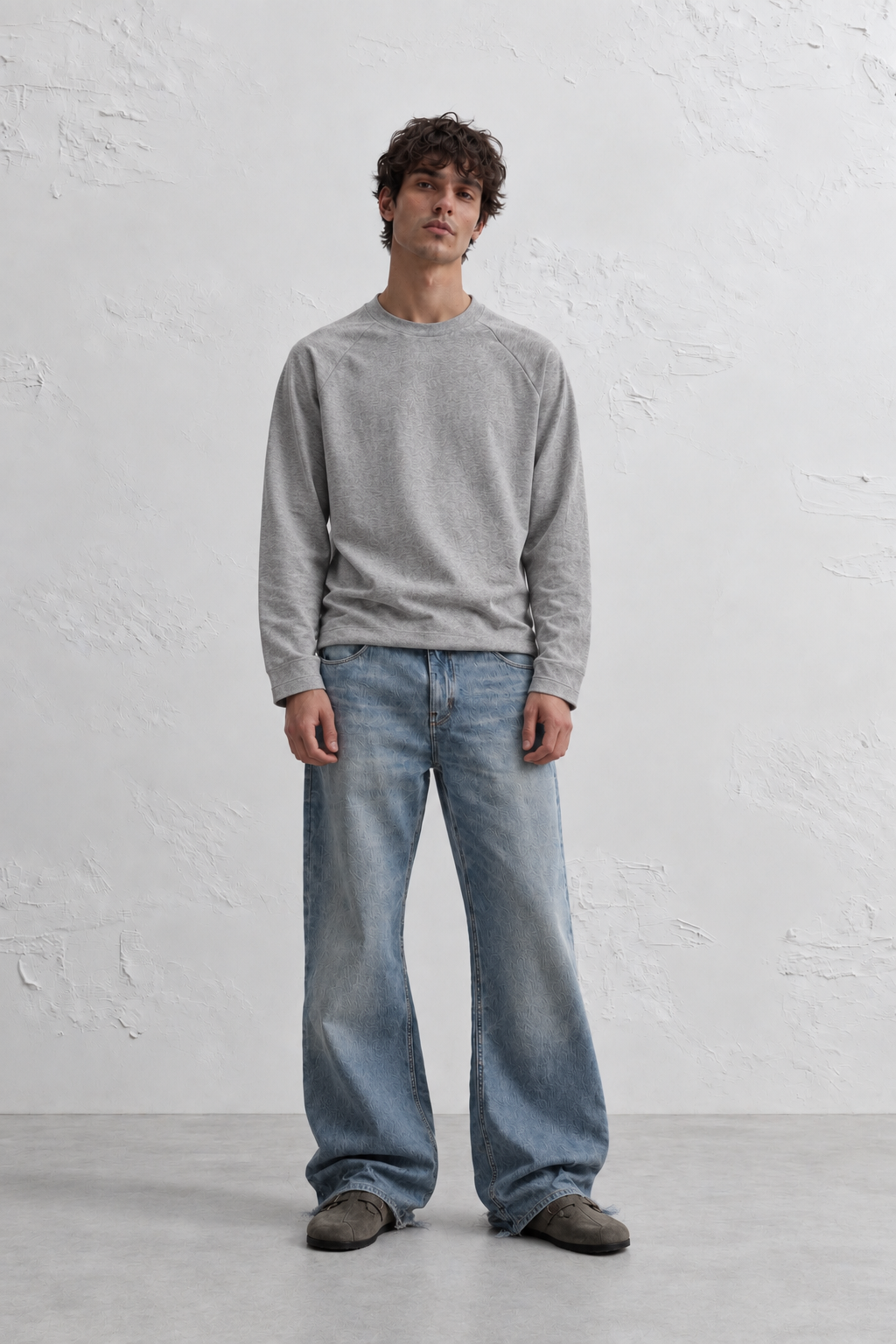 Raglan Sweatshirt - Grey