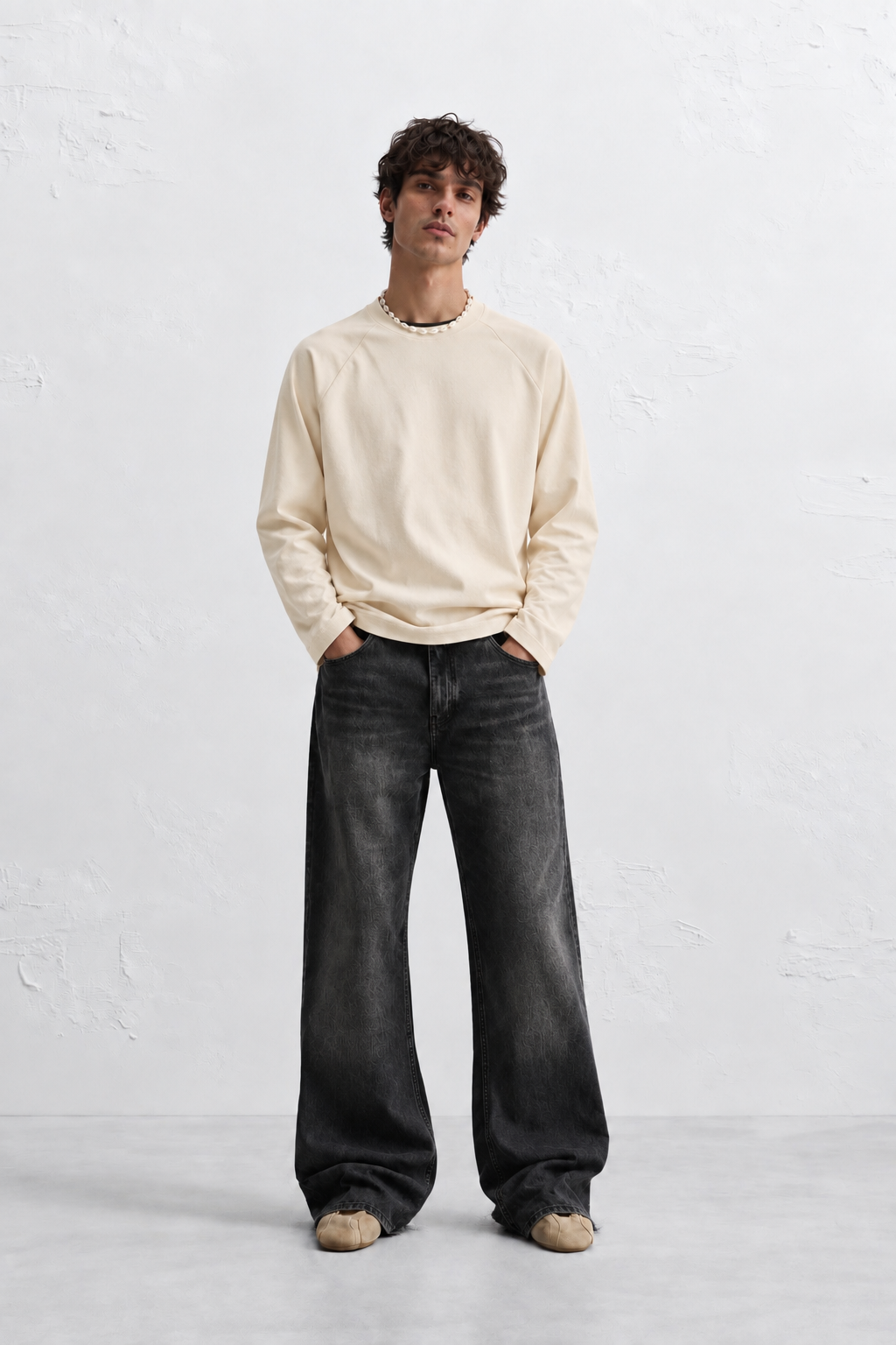 Raglan Sweatshirt - Off White