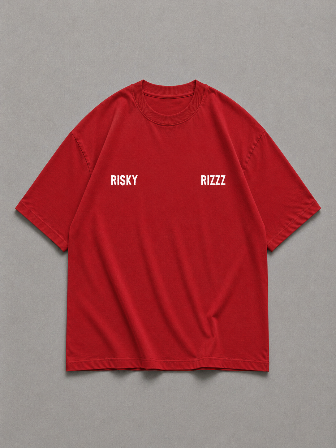 ⁠Flirty Red Oversized Tshirt