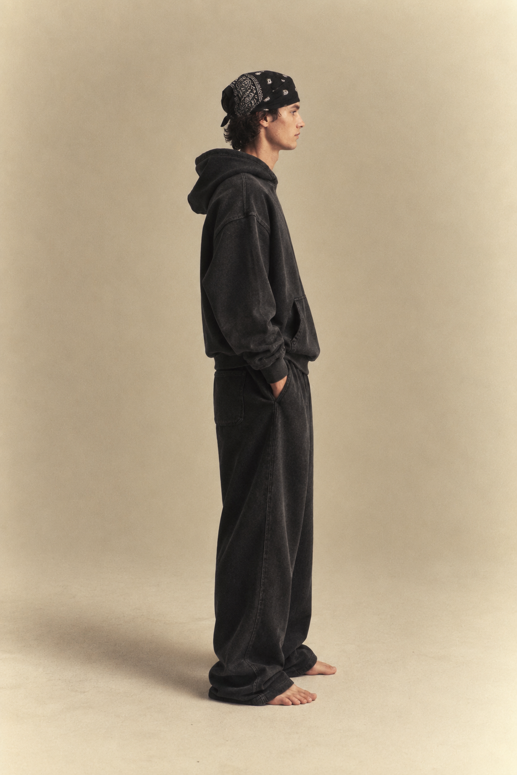 Charcoal Washed Hoodie