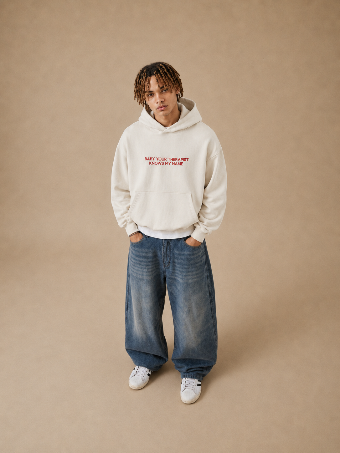 Printed Washed Hoodies