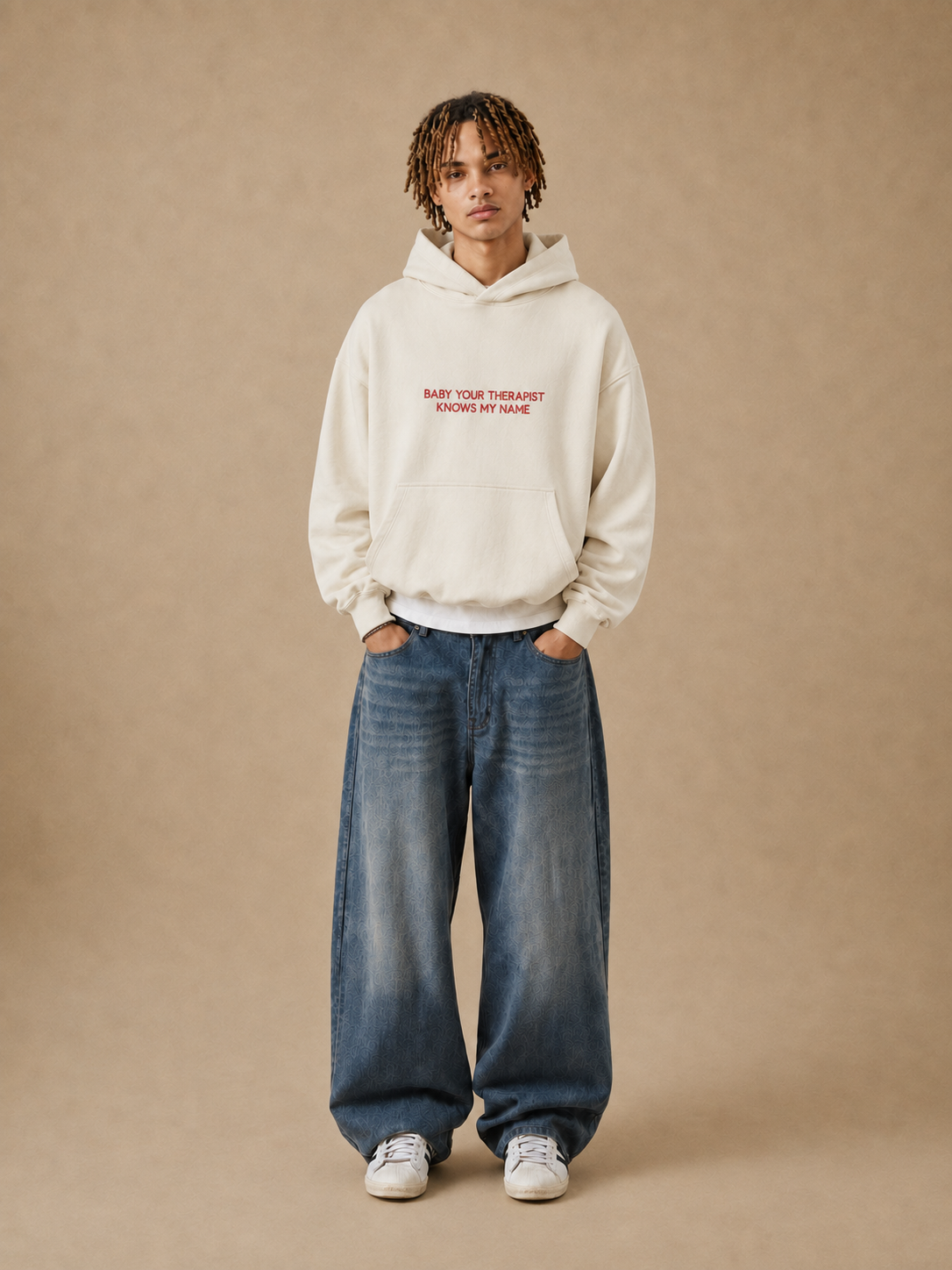 Printed Washed Hoodies