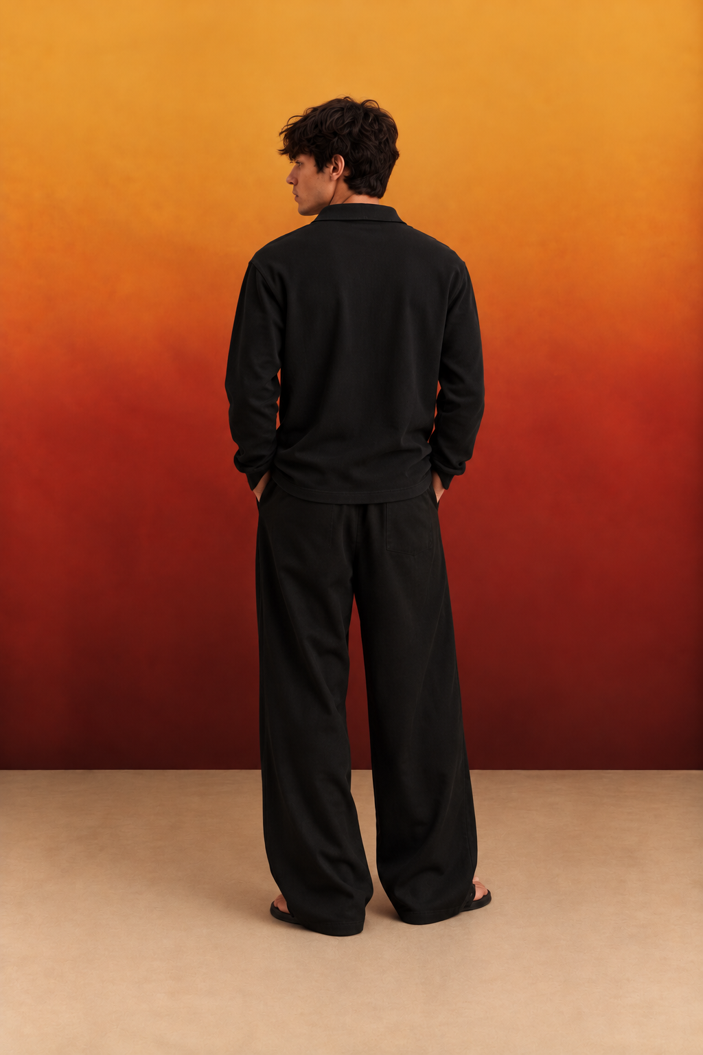 Washed Waffle Full Sleeve T-Shirts