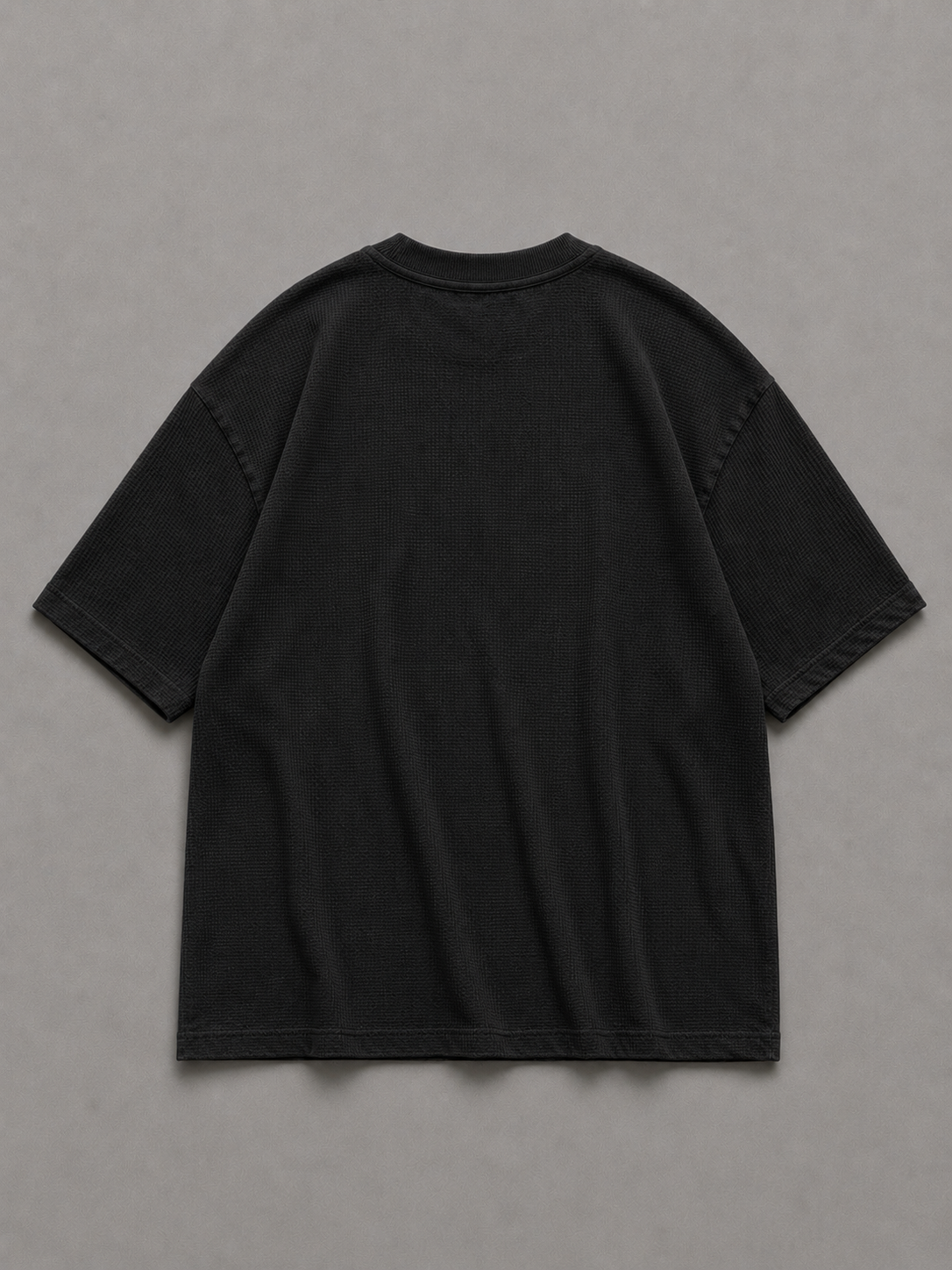 Dreams Black Washed Waffle Tshirt