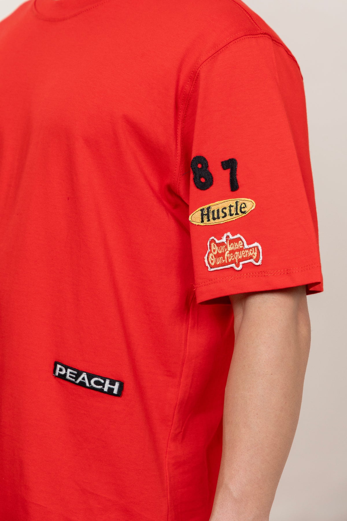 Founder’s Tee Embroided Tshirt (Red)
