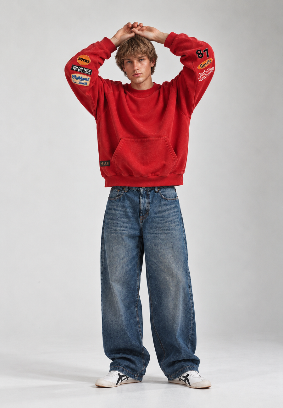Founder’s Fav Patch Embroided Sweatshirt