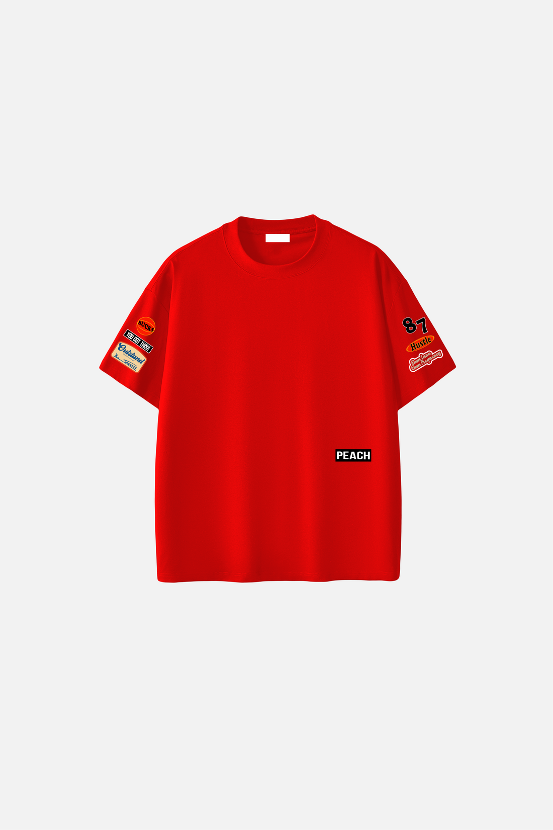 Founder’s Tee Embroided Tshirt (Red)