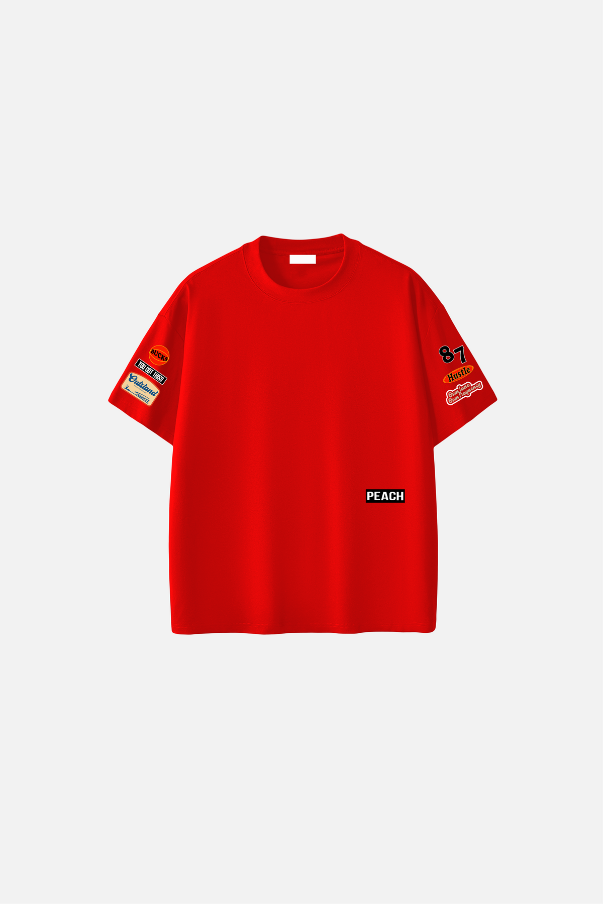 Founder’s Tee Embroided Tshirt (Red)