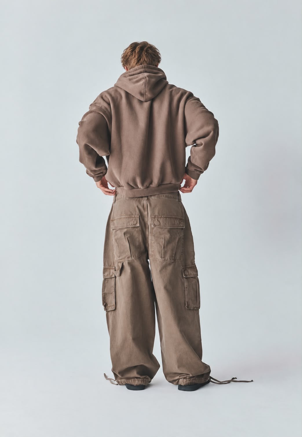 Vintage Brown Ripstop Cargo