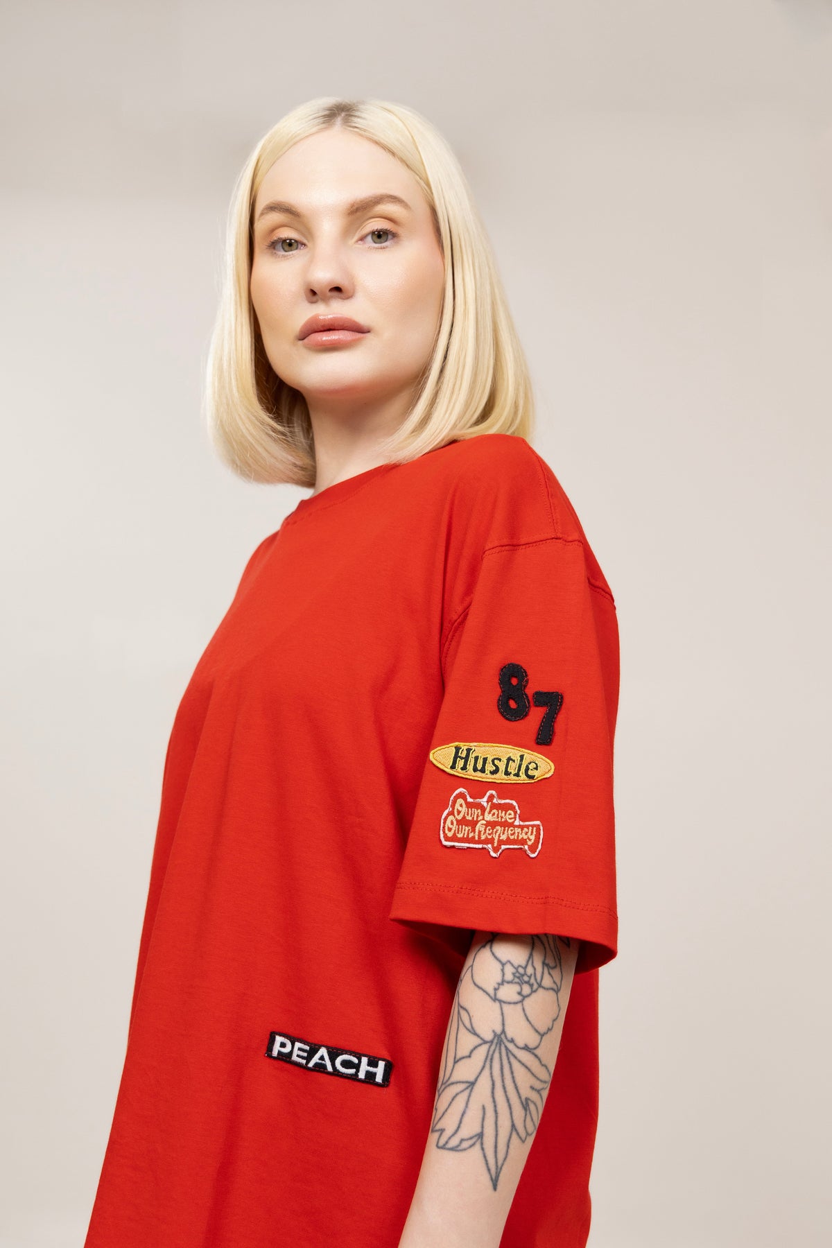 Founder’s Tee Embroided Tshirt (Red)