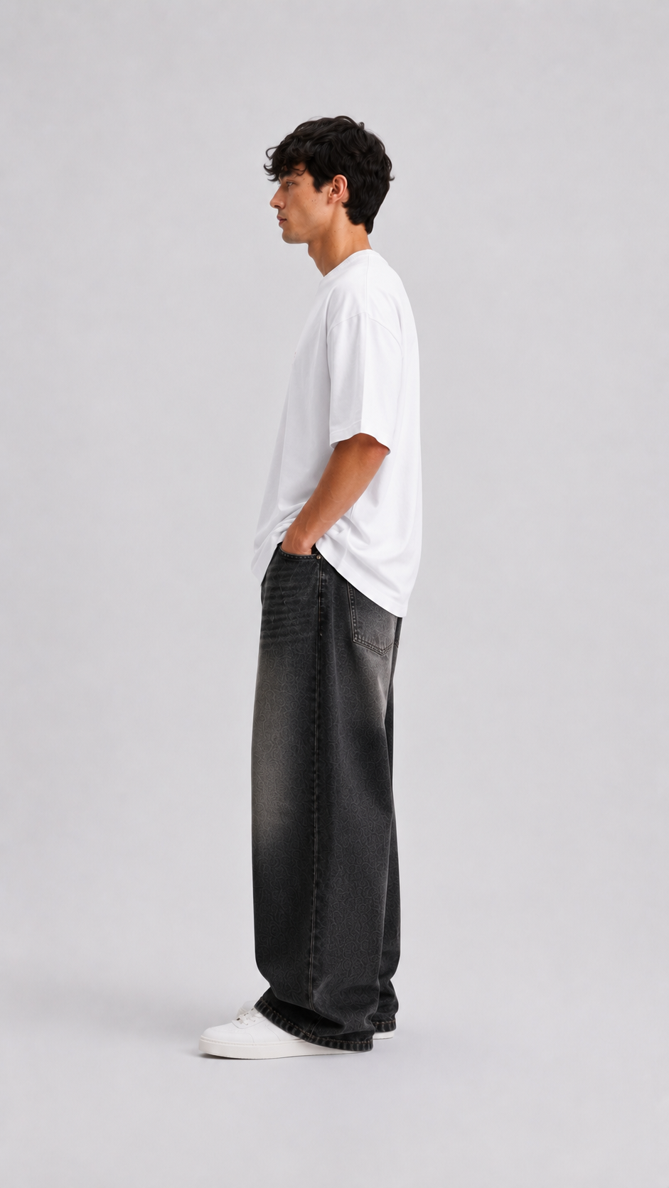 ⁠Therapist White Oversized Tshirt