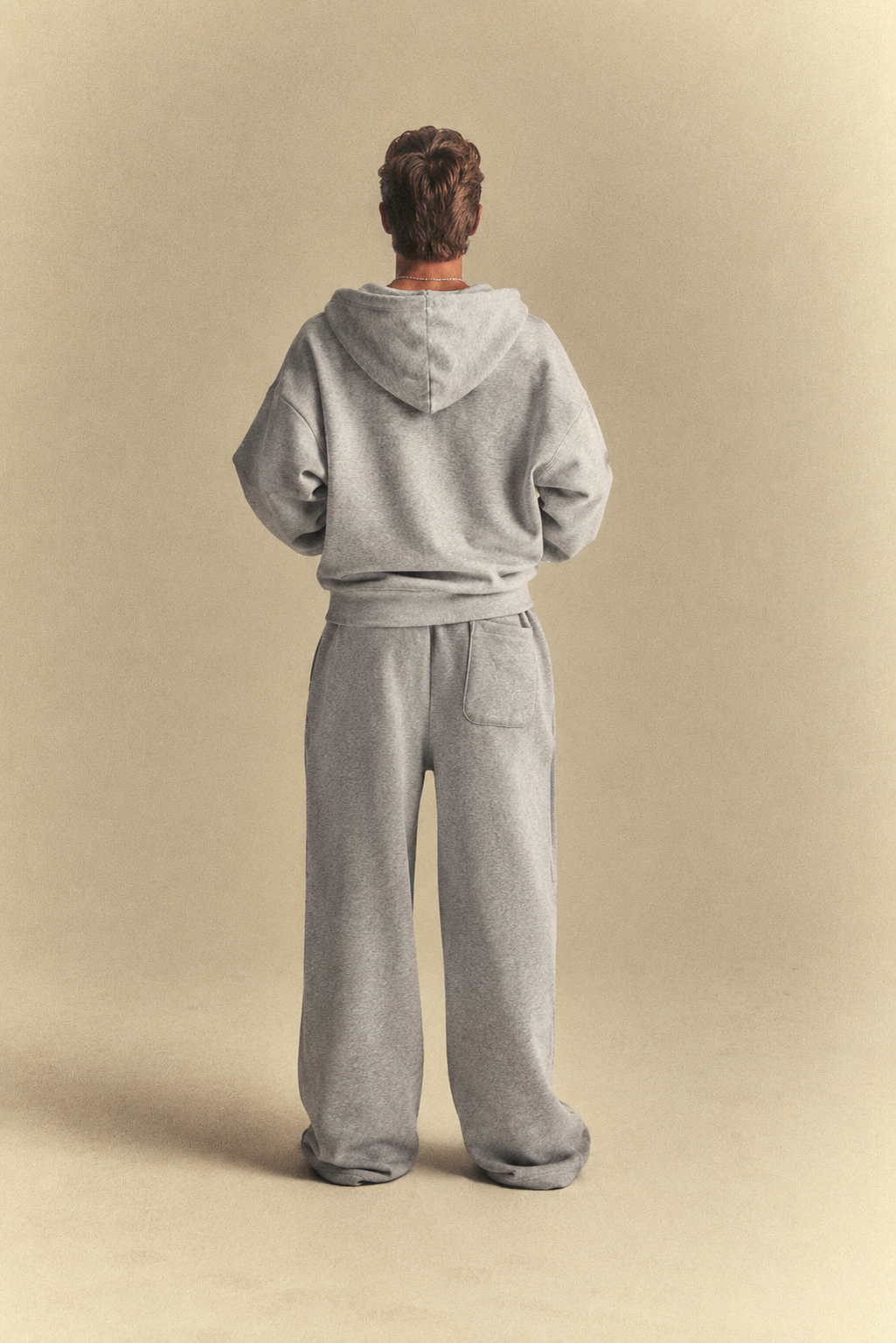 Grey Melange Essential Hoodie