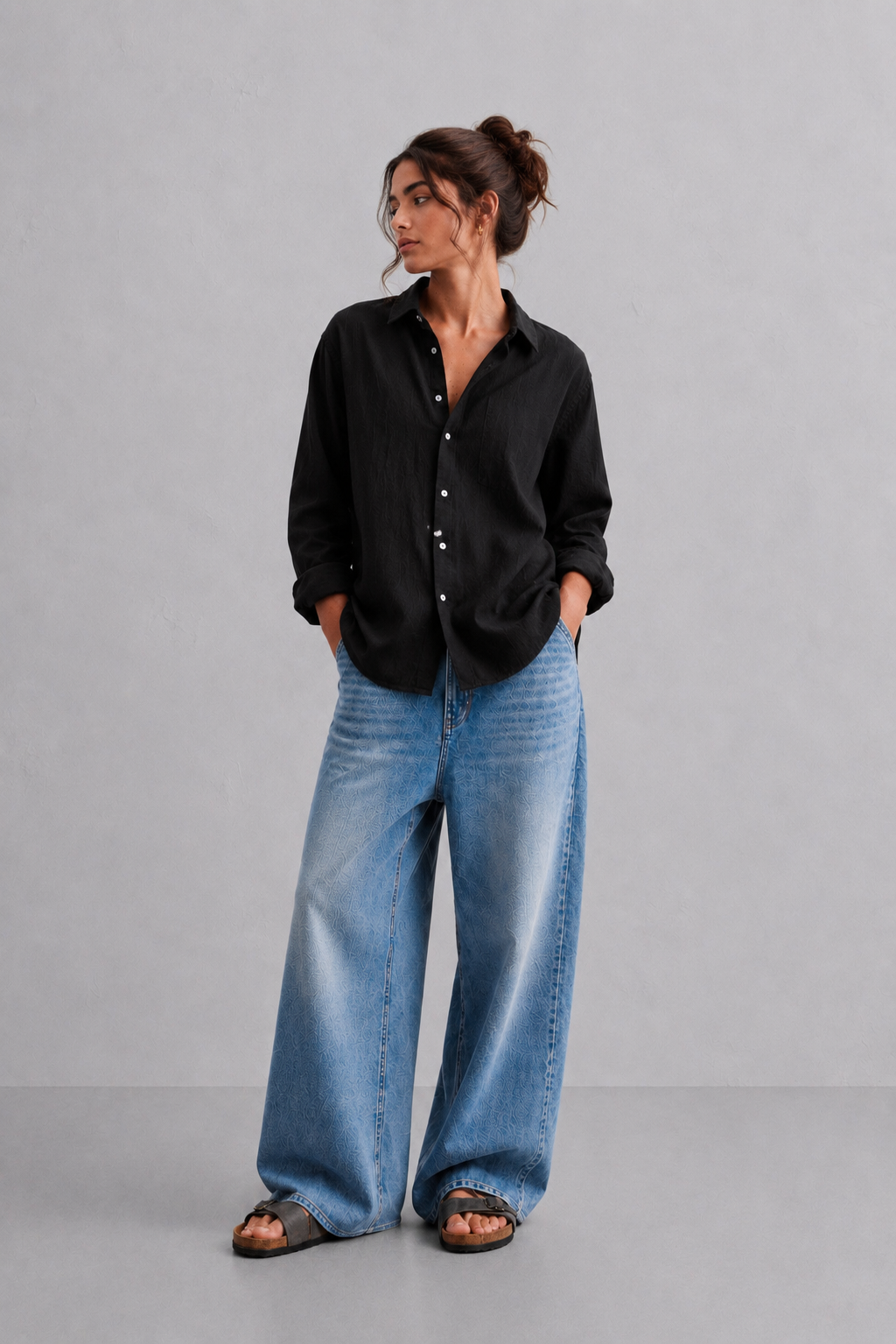 Black Linen Shirt