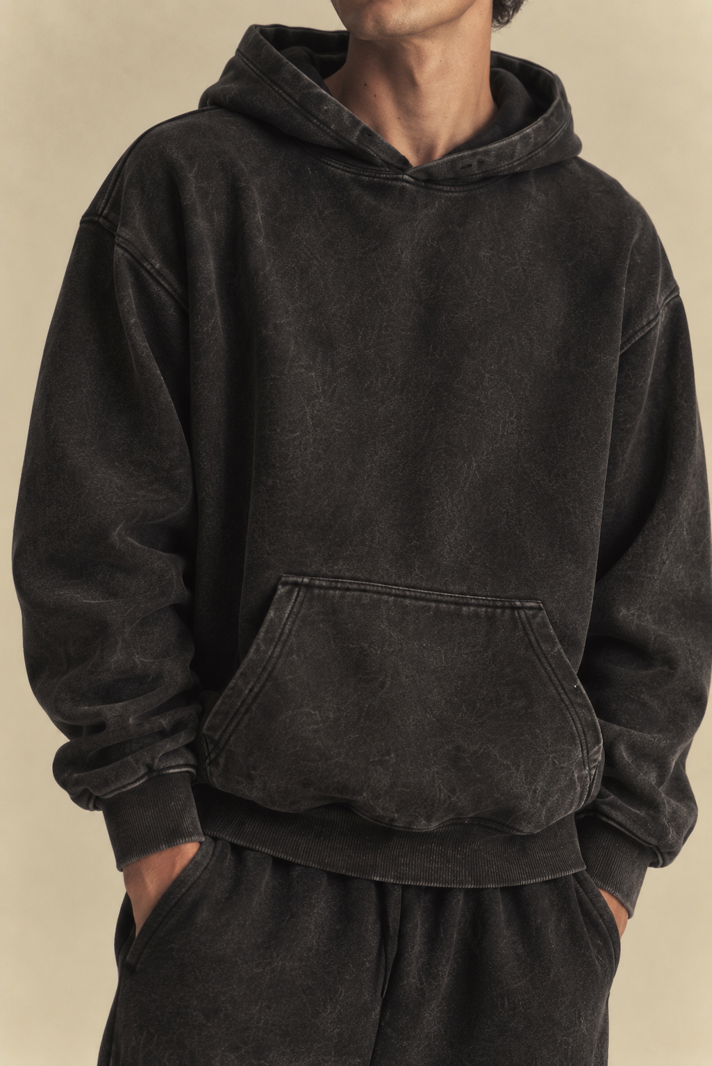 Charcoal Washed Hoodie