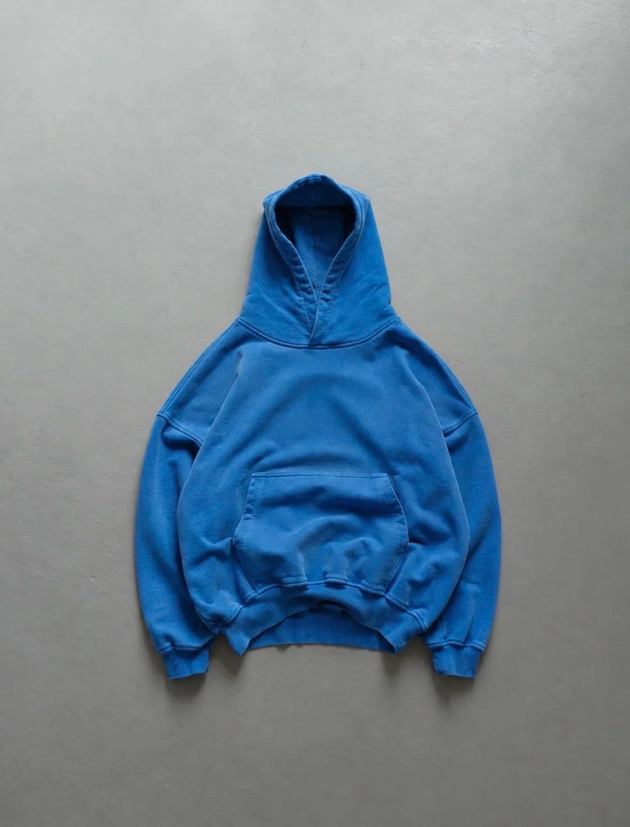 Washed Hoodie - Blue