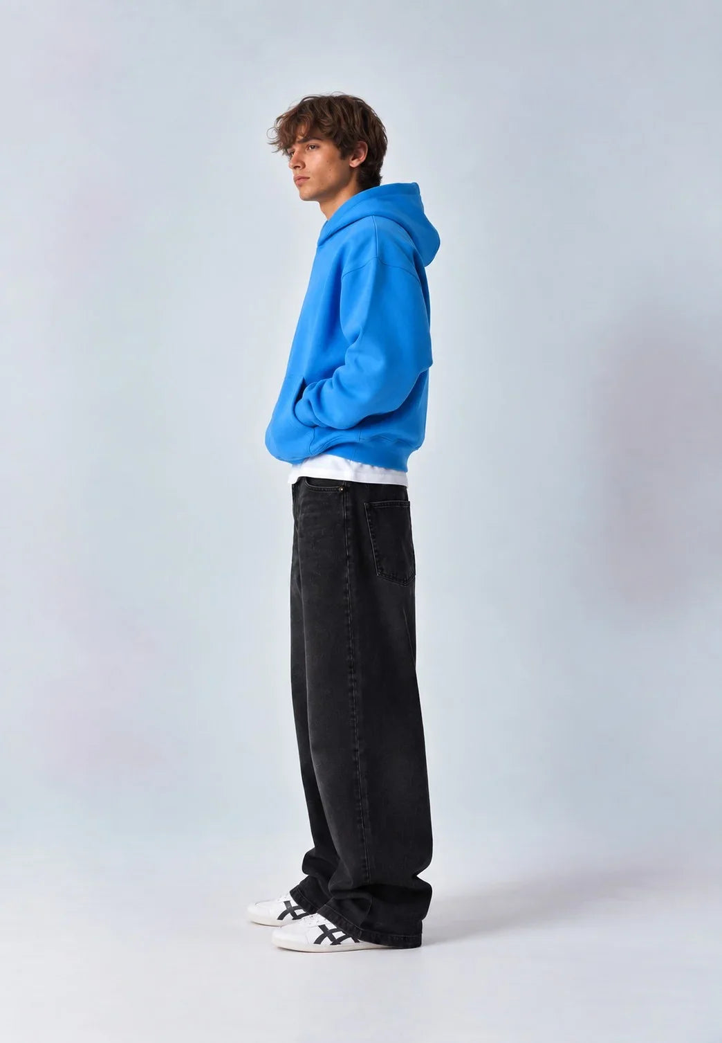 Washed Hoodie - Blue