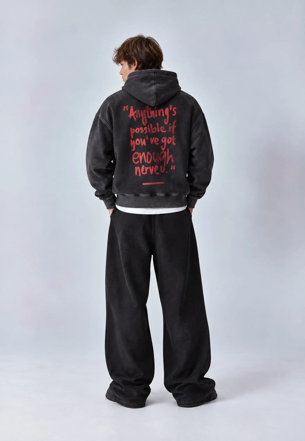 Printed Washed Hoodies