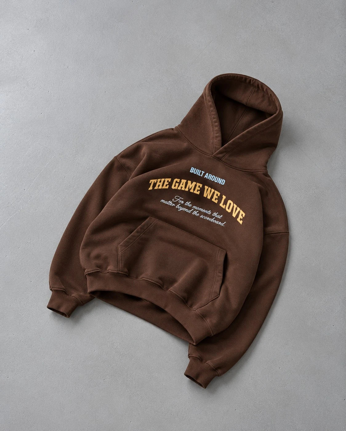Printed Washed Hoodie