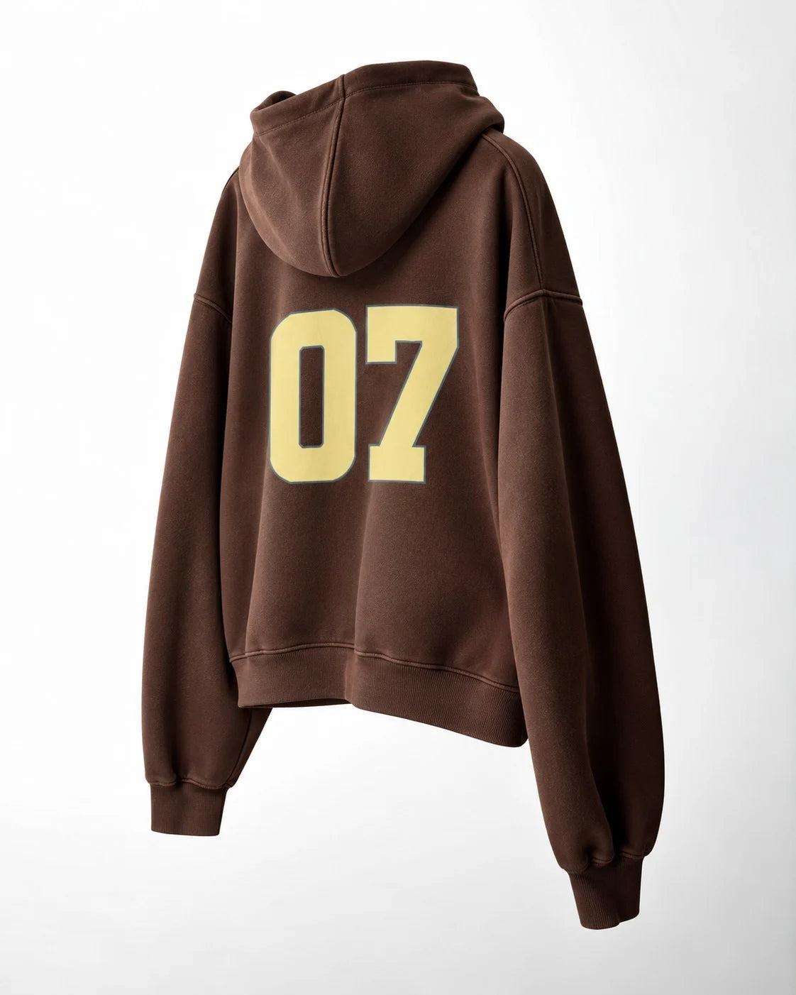 Printed Washed Hoodie
