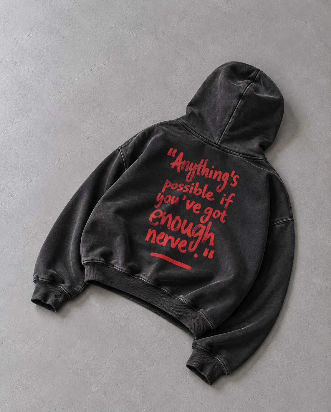 Printed Washed Hoodies