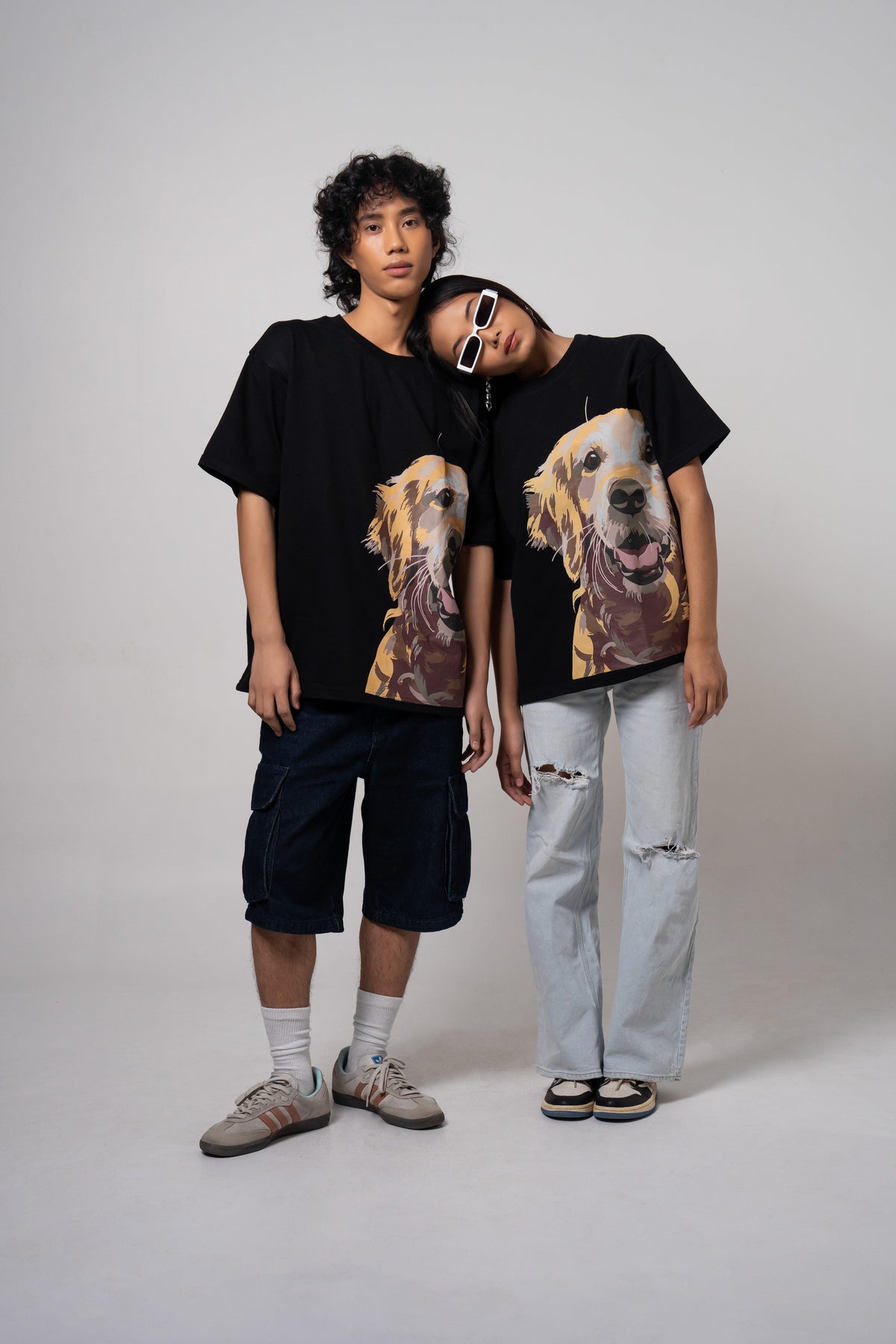 Golden Companion Oversized Tshirt