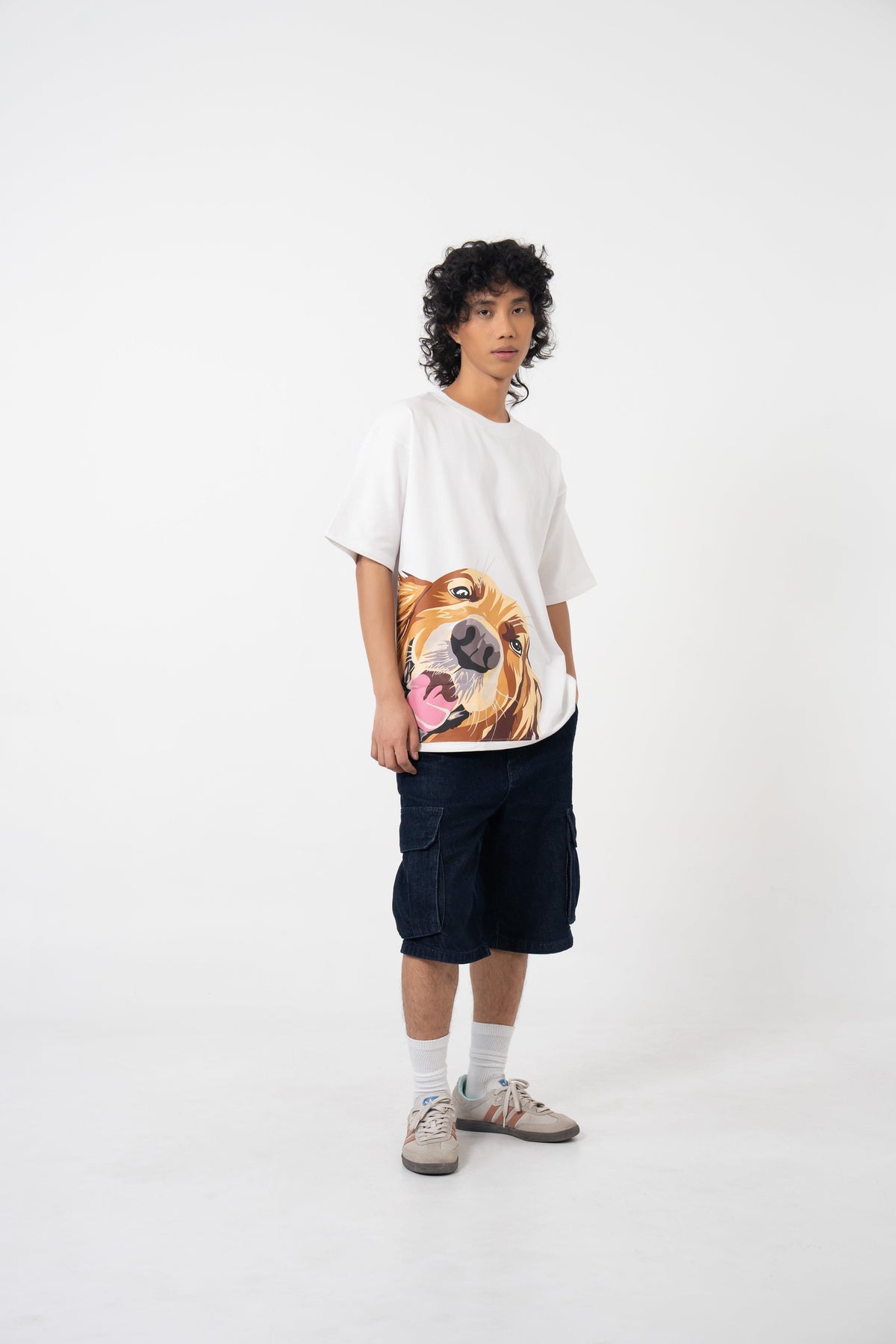 Golden Hearted Oversized Tshirt
