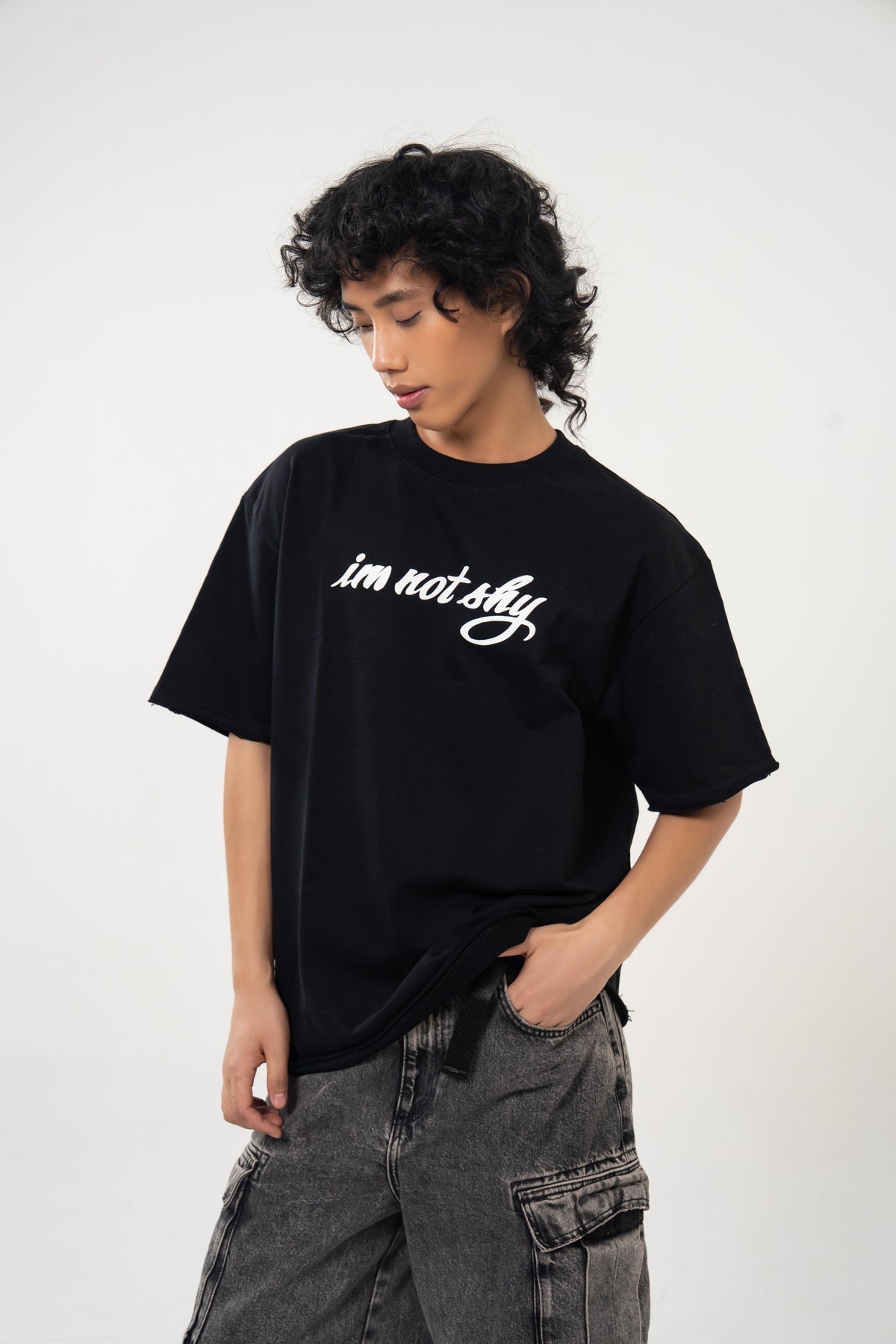Iam Not Shy Oversized Tshirt