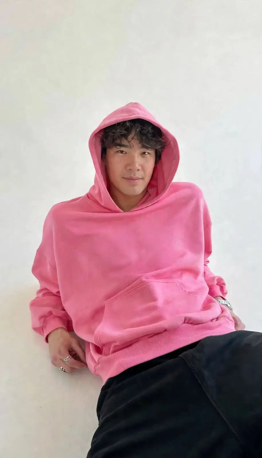 Washed Hoodie - Pink