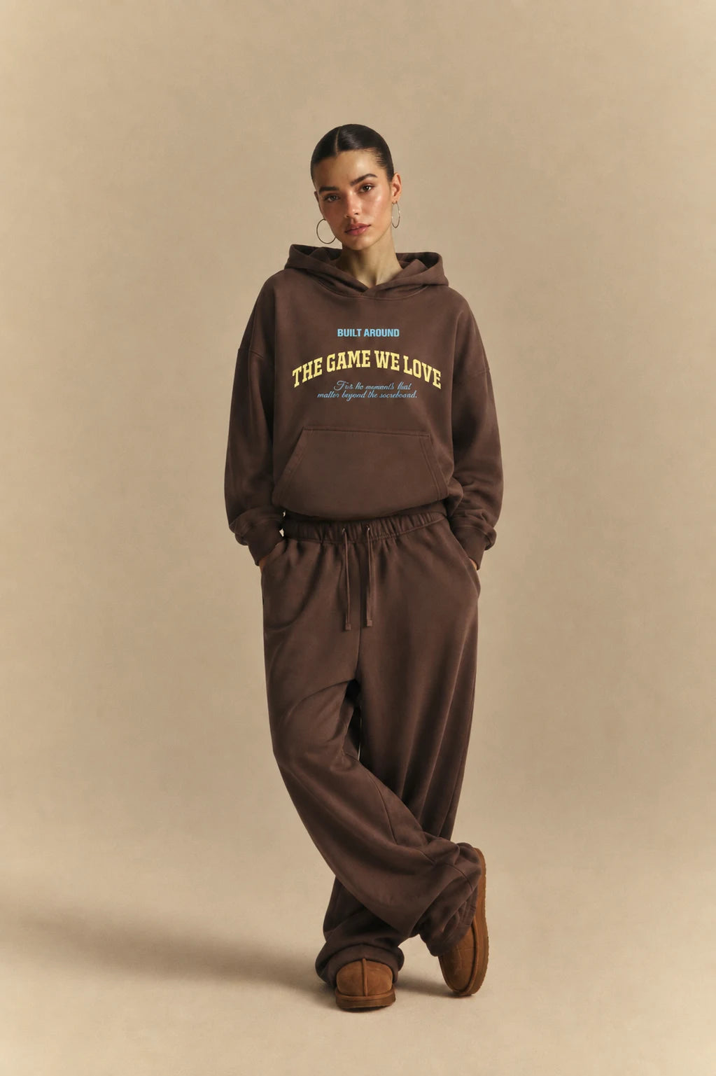 Printed Washed Hoodie